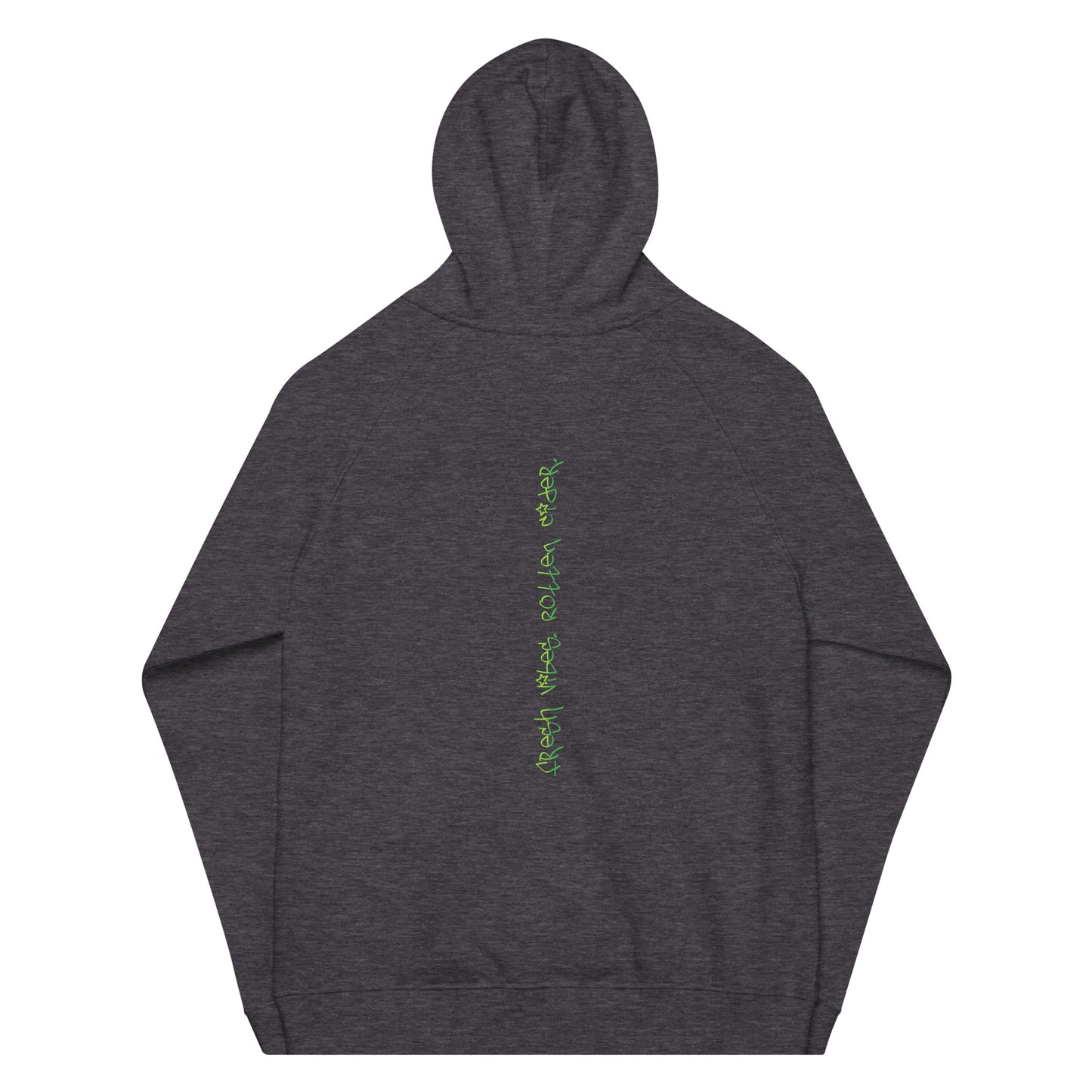 Fresh Vibes Unisex eco raglan hoodie