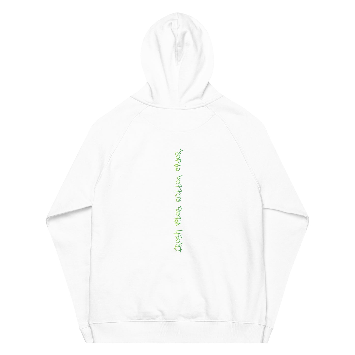 Fresh Vibes Unisex eco raglan hoodie
