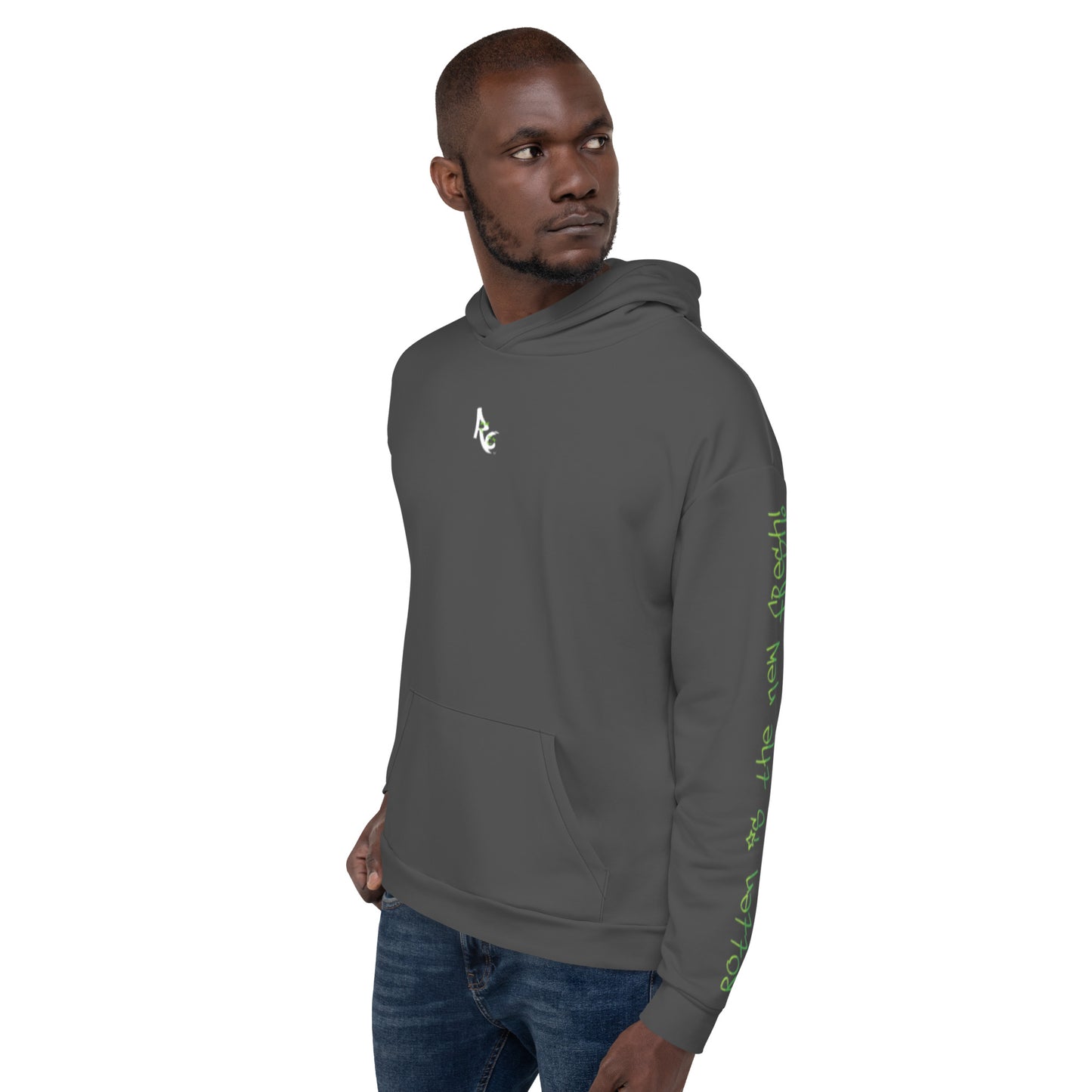 Fruit Squad - slogan arm hoodie