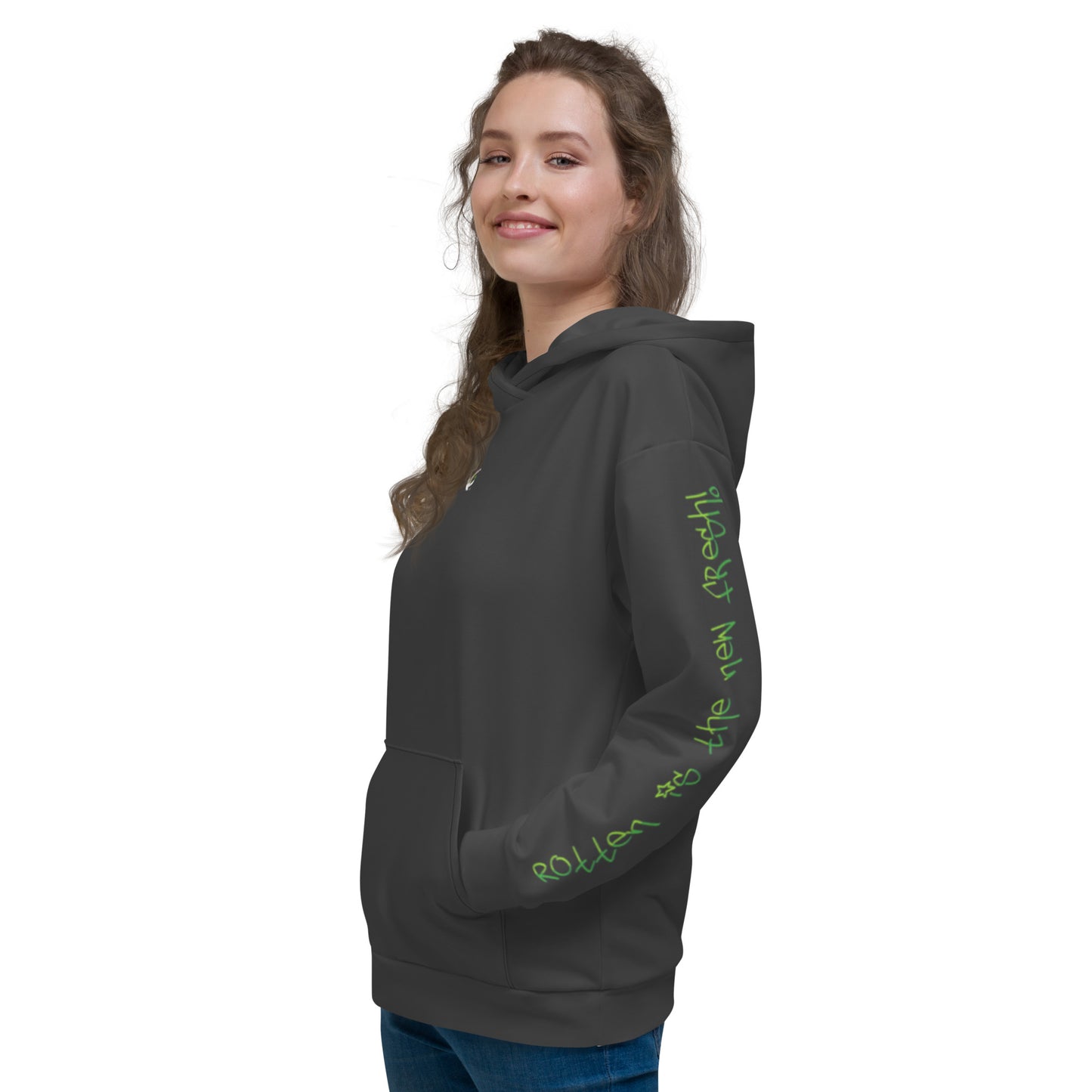 Fruit Squad - slogan arm hoodie