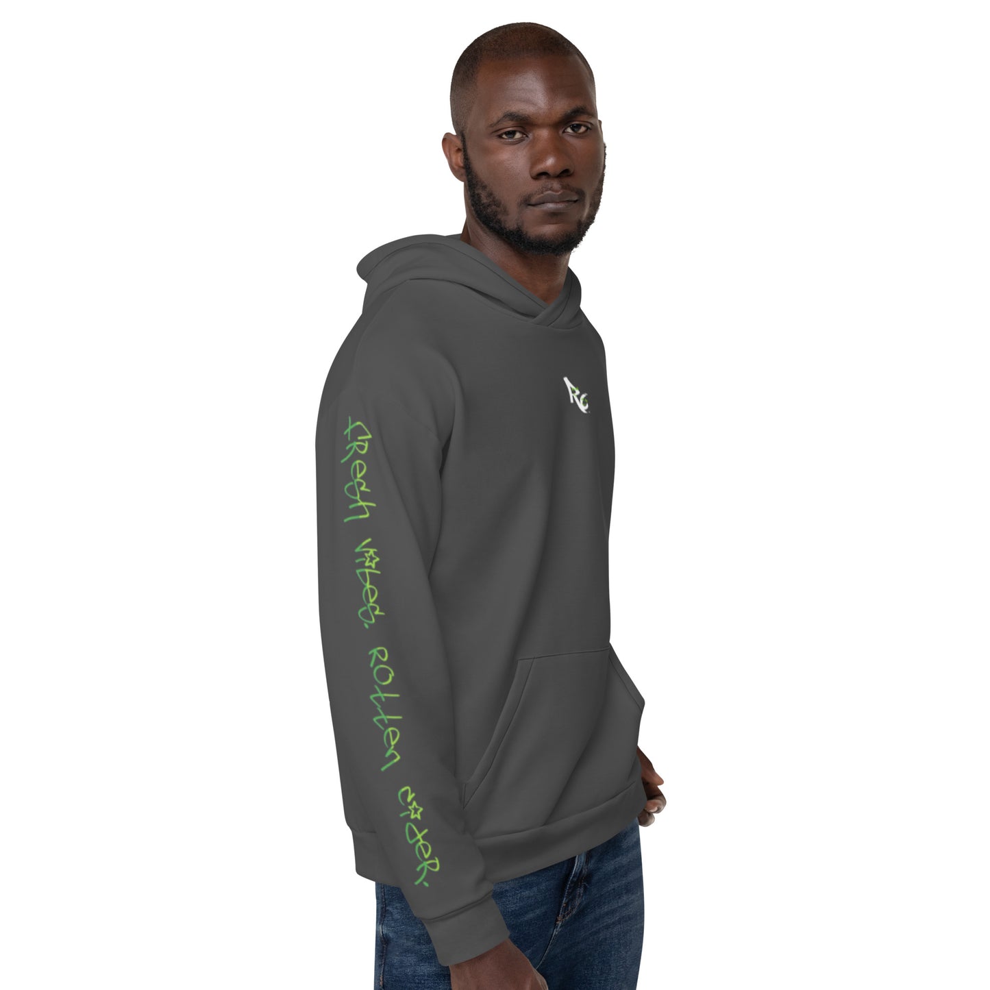 Fruit Squad - slogan arm hoodie