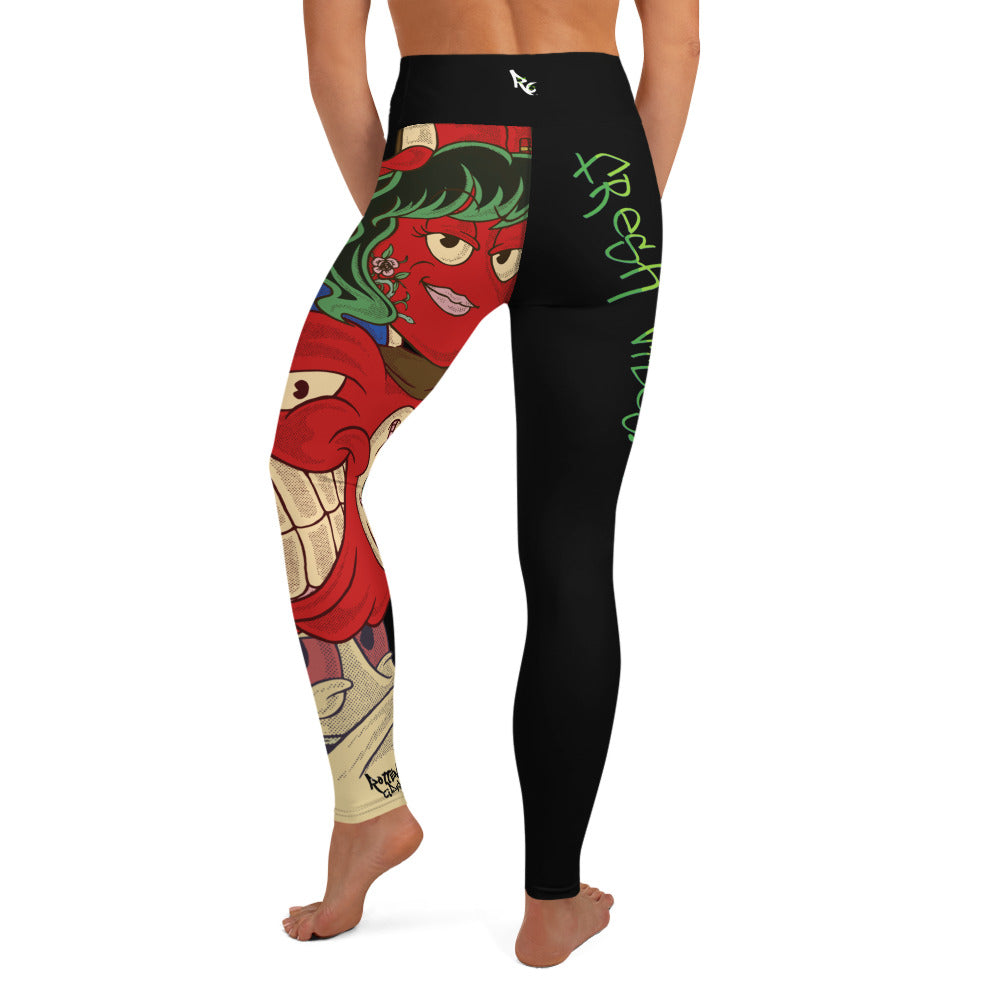 Fresh Vibes full-length Yoga Leggings