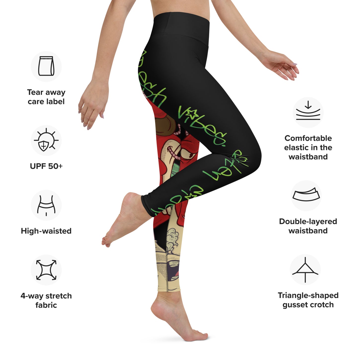 Fresh Vibes full-length Yoga Leggings