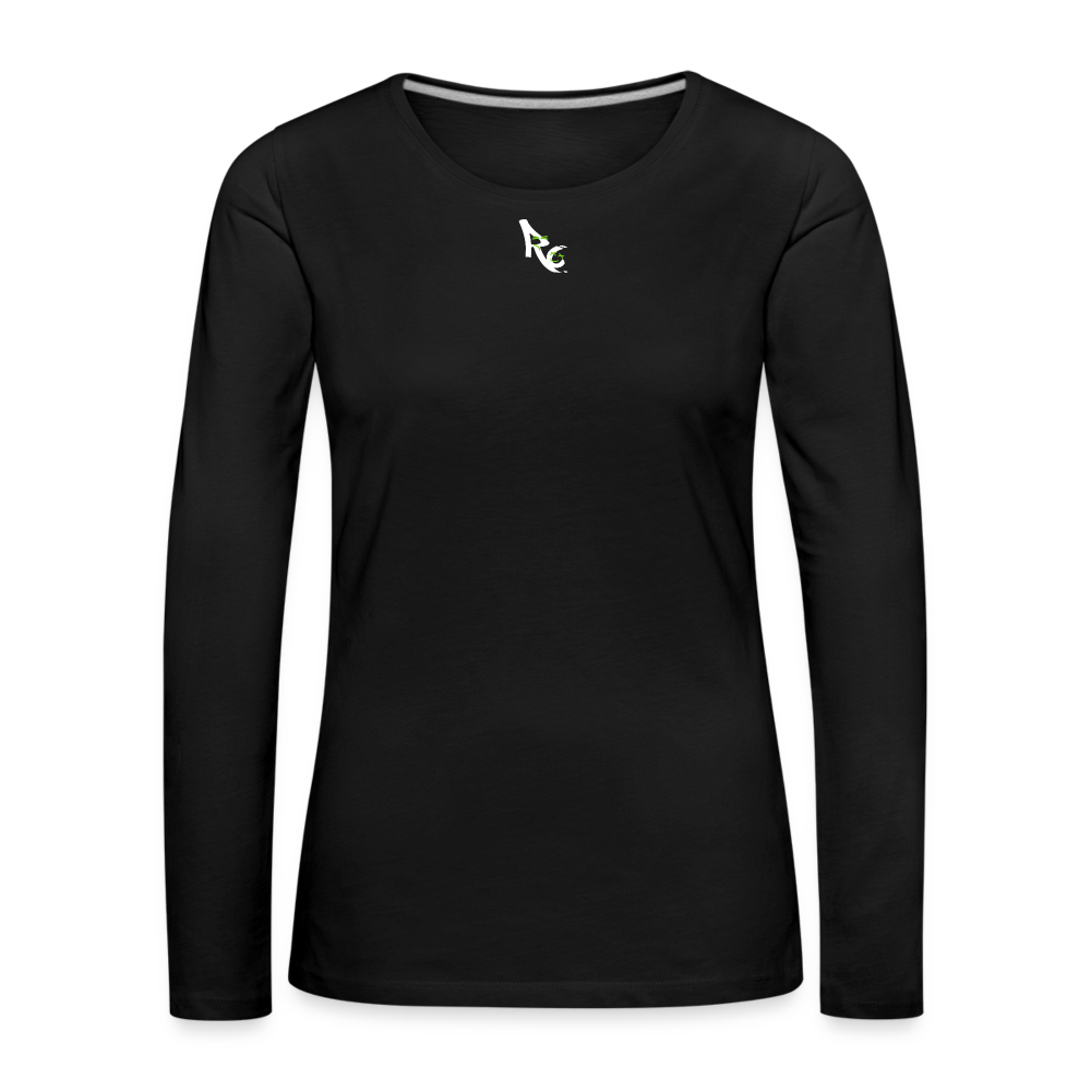 Women's Premium Longsleeve Shirt - black