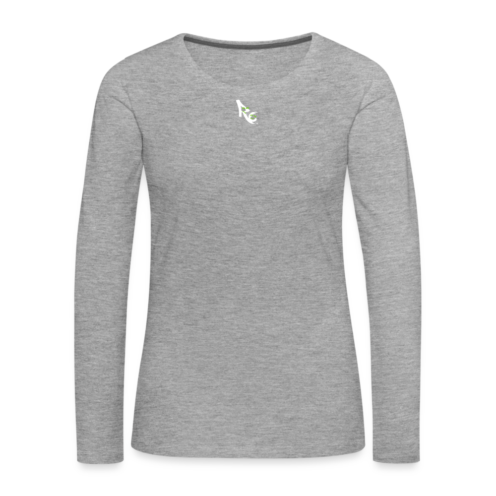 Women's Premium Longsleeve Shirt - heather grey