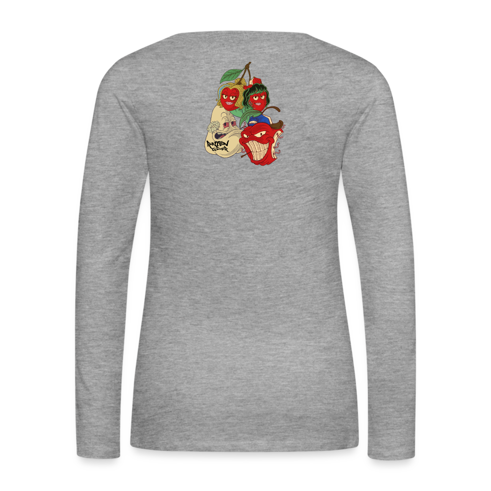 Women's Premium Longsleeve Shirt - heather grey