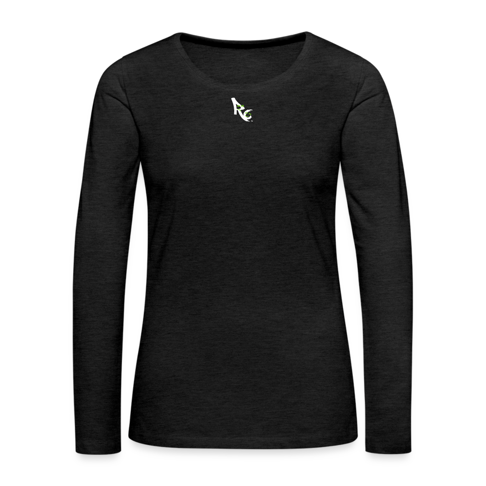 Women's Premium Longsleeve Shirt - charcoal grey