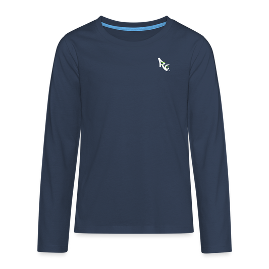 Teenagers' Premium Longsleeve Shirt - navy