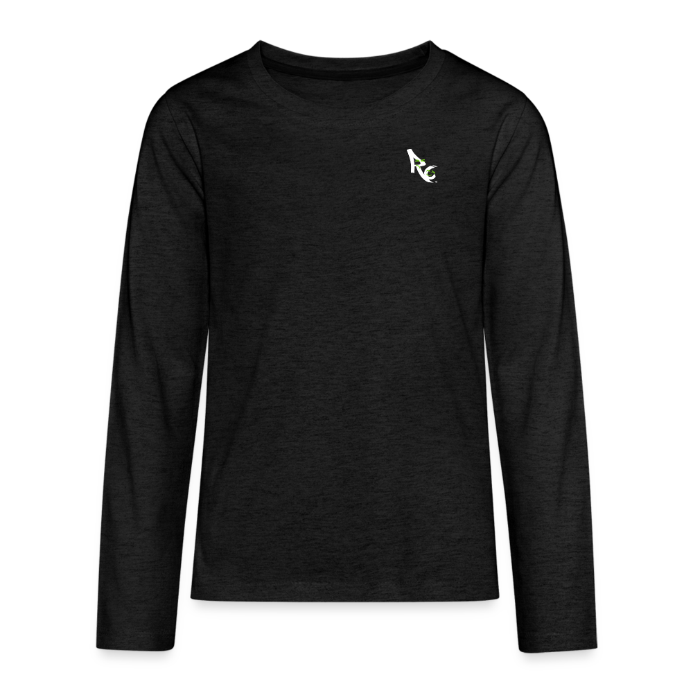 Teenagers' Premium Longsleeve Shirt - charcoal grey