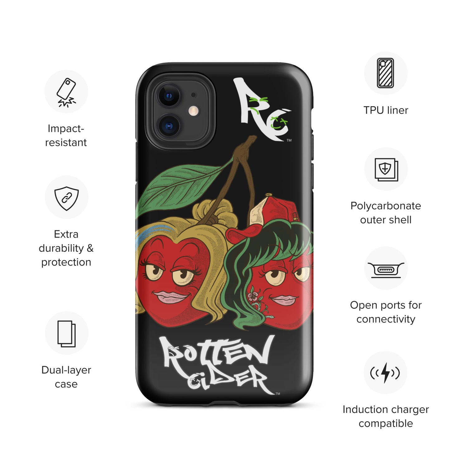 Rotten Cherries Tough Case for iPhone®