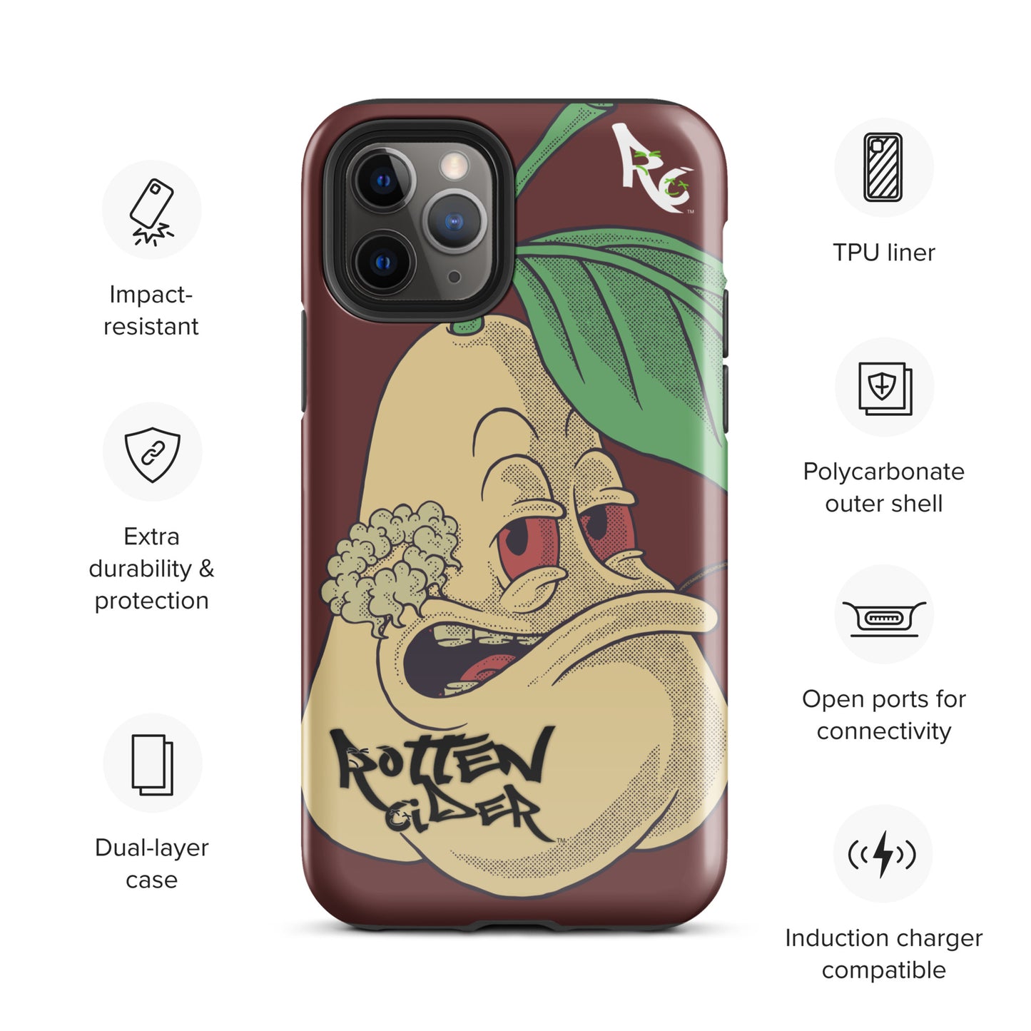 Rotten Peary Tough Case for iPhone®