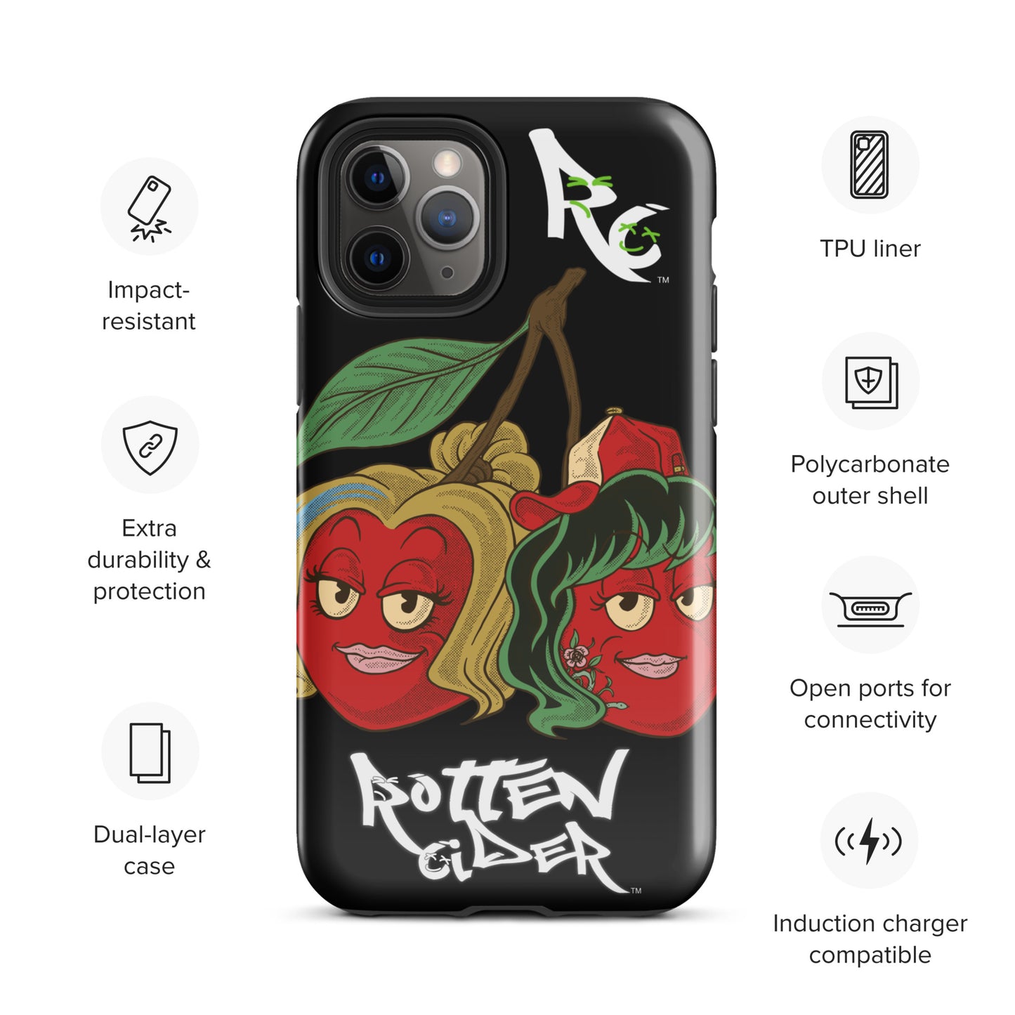 Rotten Cherries Tough Case for iPhone®