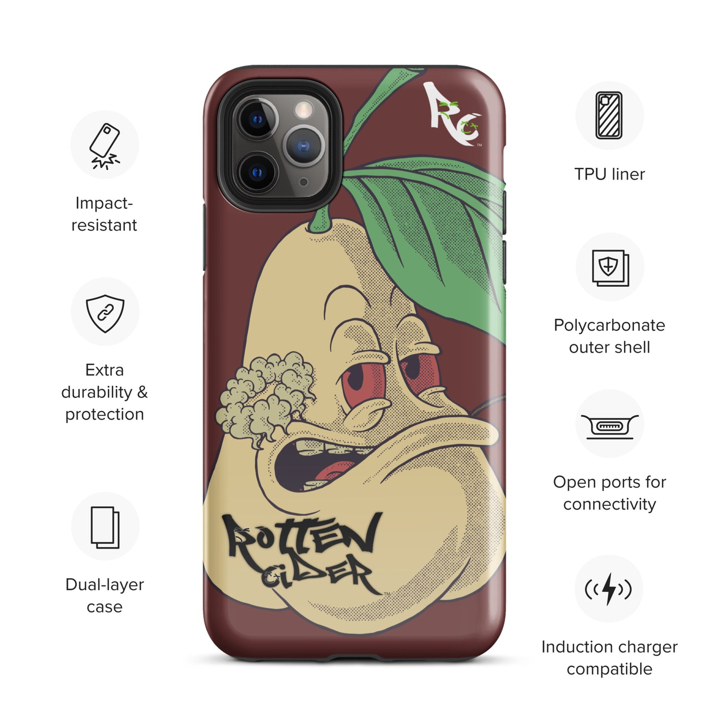 Rotten Peary Tough Case for iPhone®