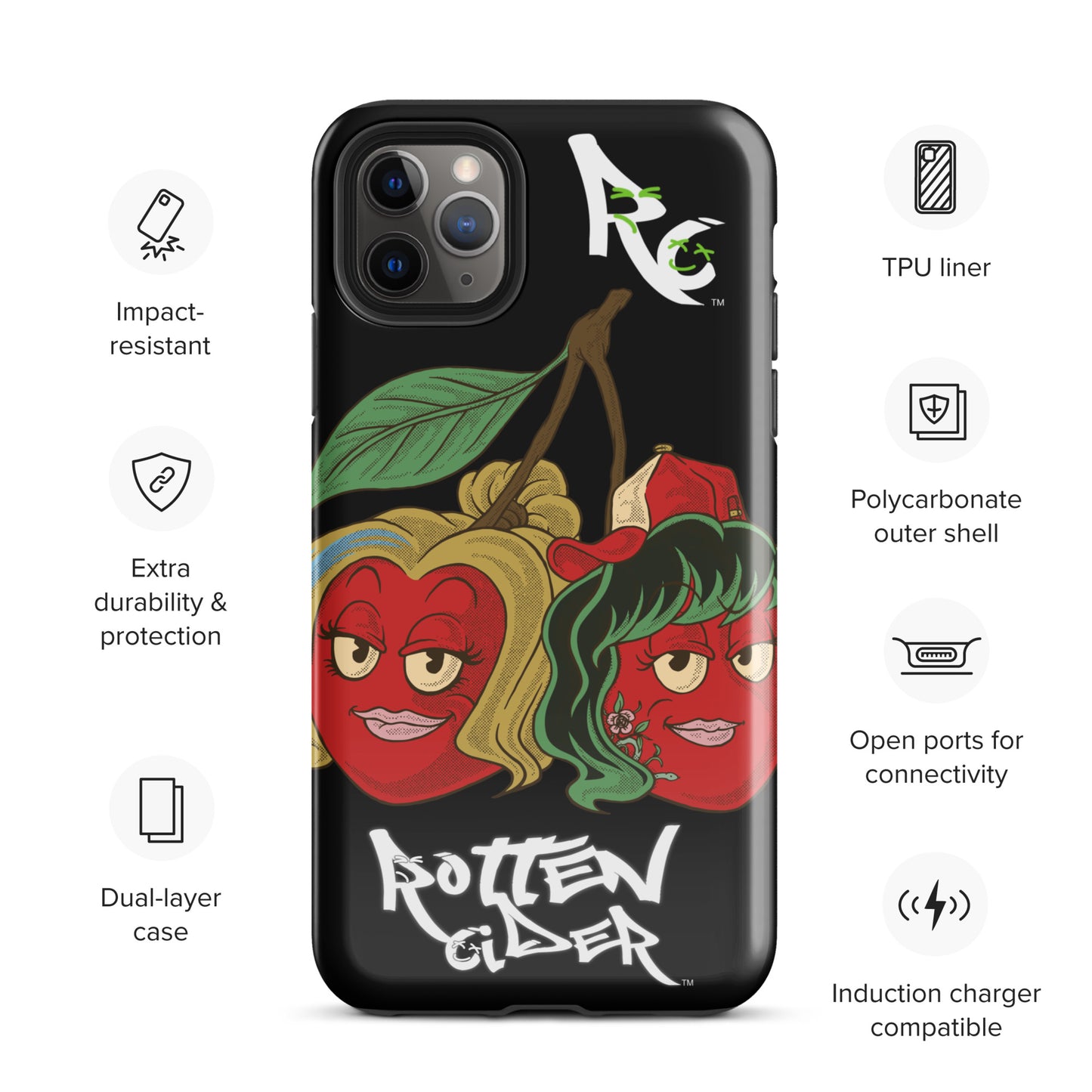 Rotten Cherries Tough Case for iPhone®