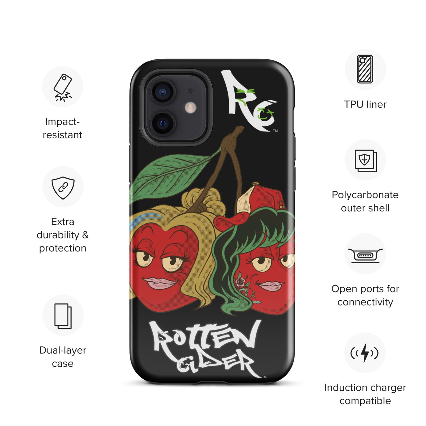 Rotten Cherries Tough Case for iPhone®