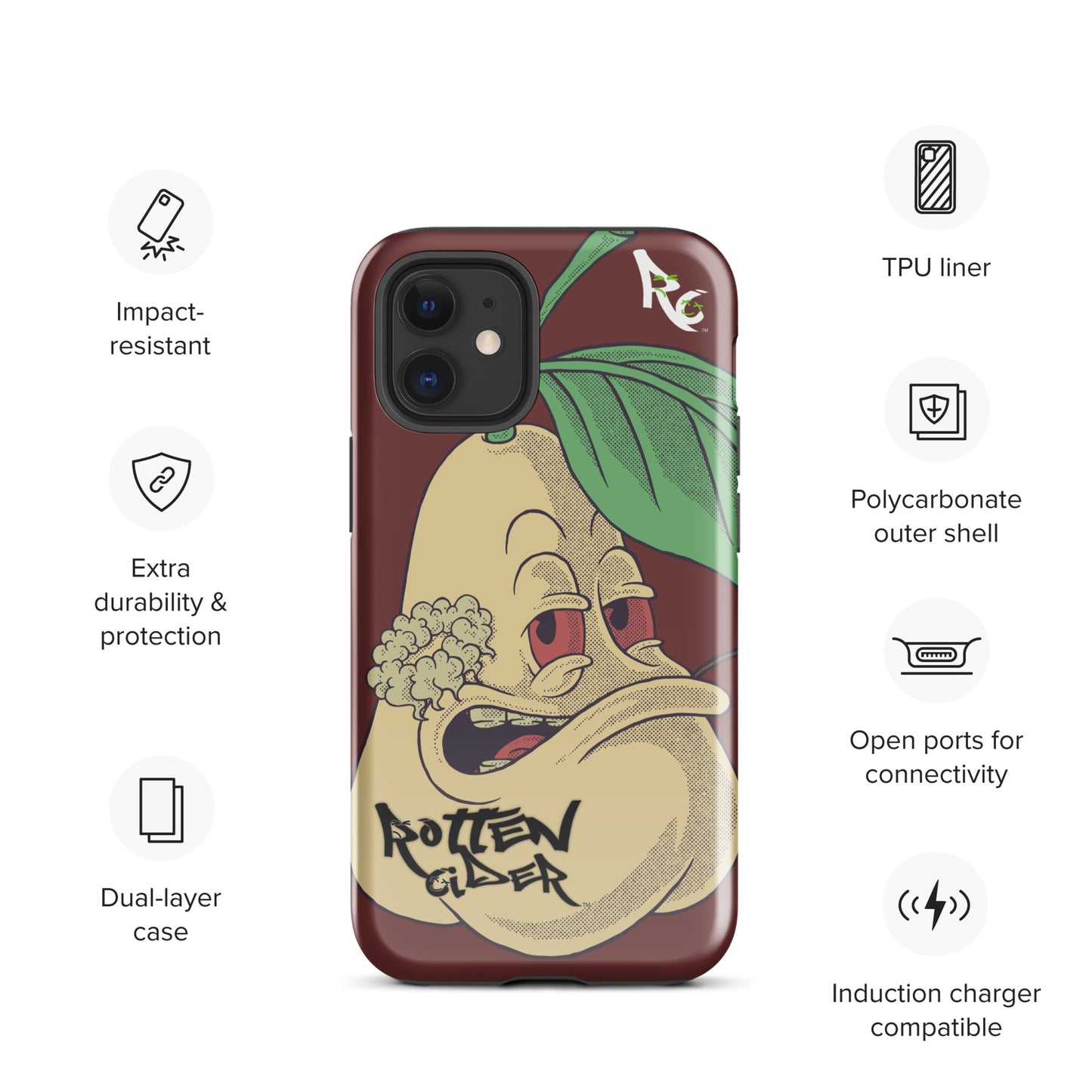 Rotten Peary Tough Case for iPhone®