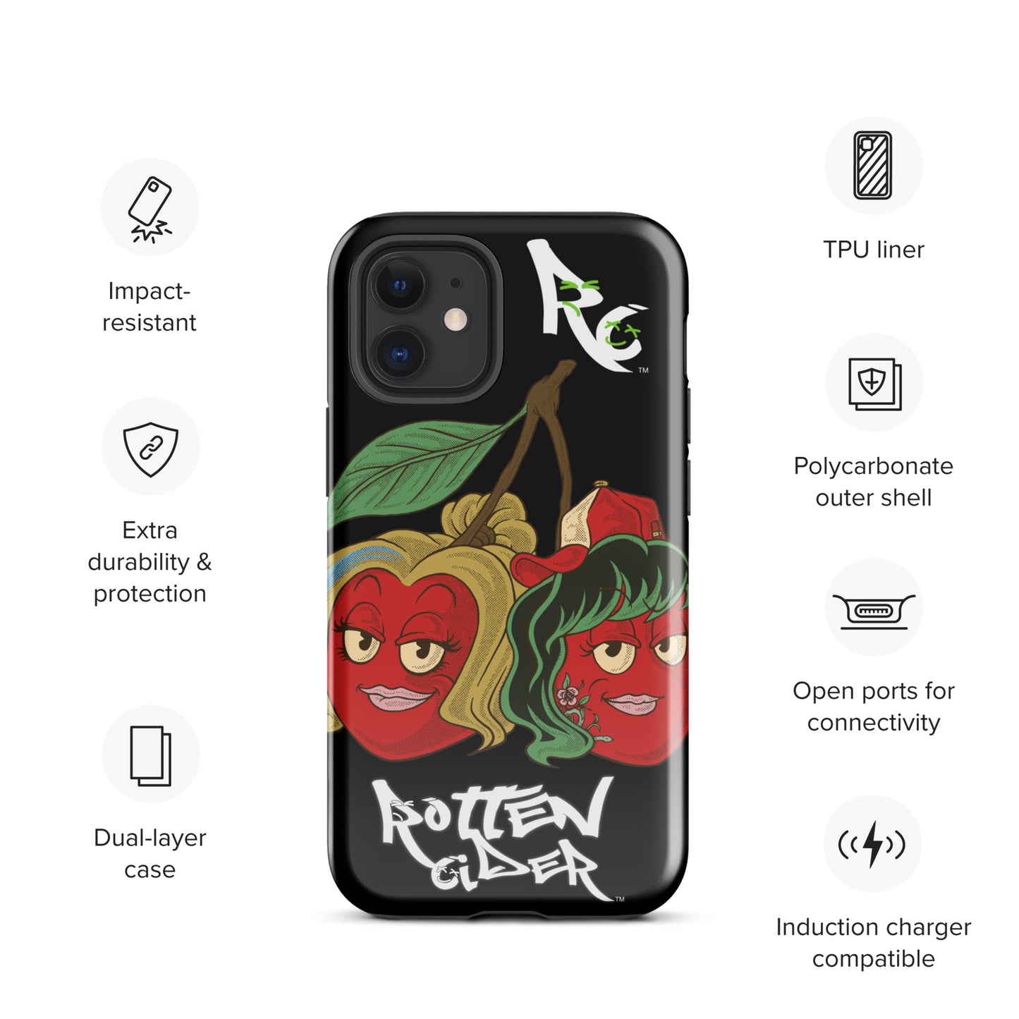 Rotten Cherries Tough Case for iPhone®