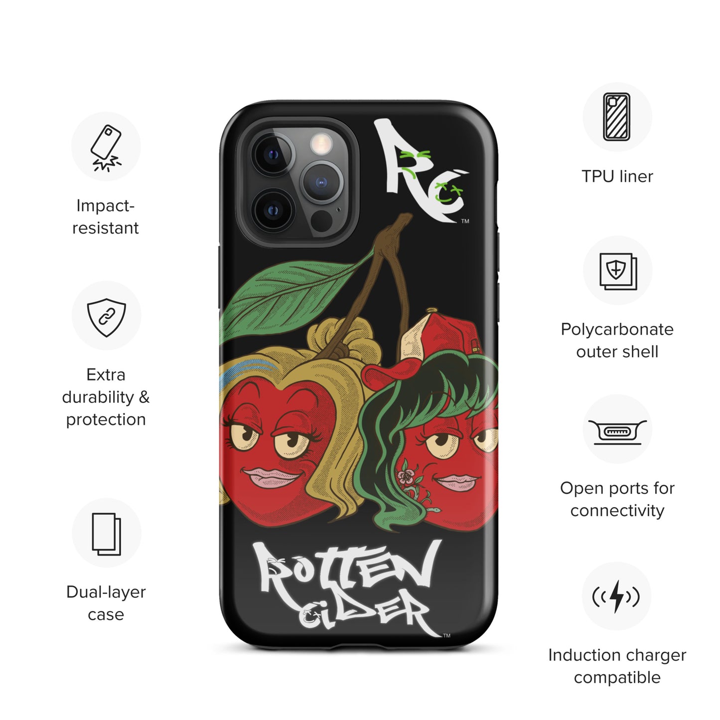 Rotten Cherries Tough Case for iPhone®