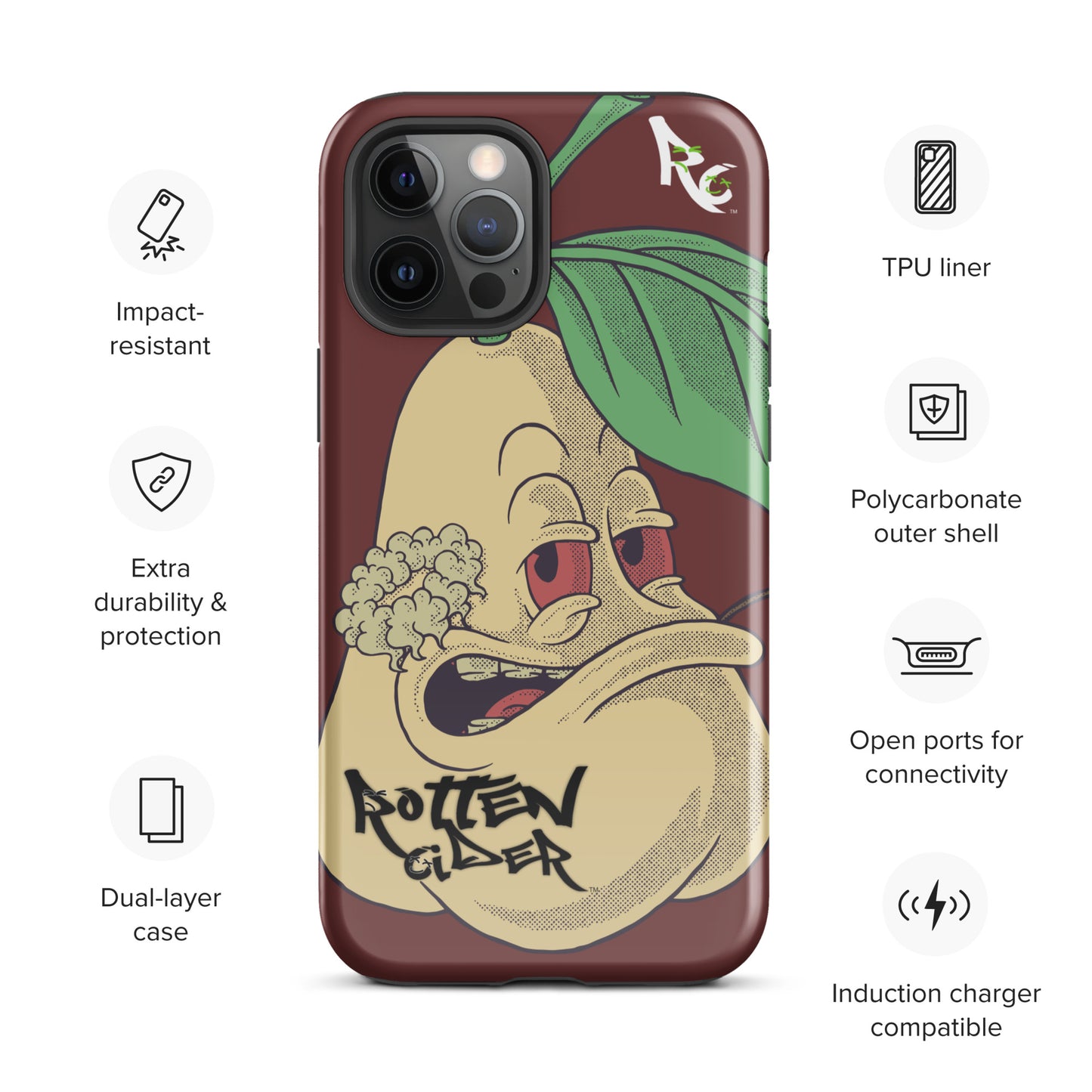 Rotten Peary Tough Case for iPhone®