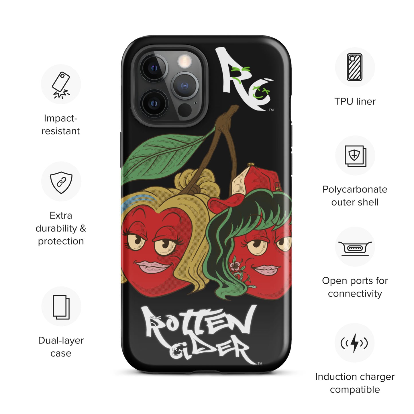 Rotten Cherries Tough Case for iPhone®