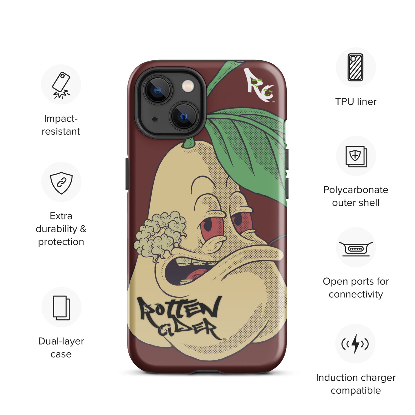 Rotten Peary Tough Case for iPhone®