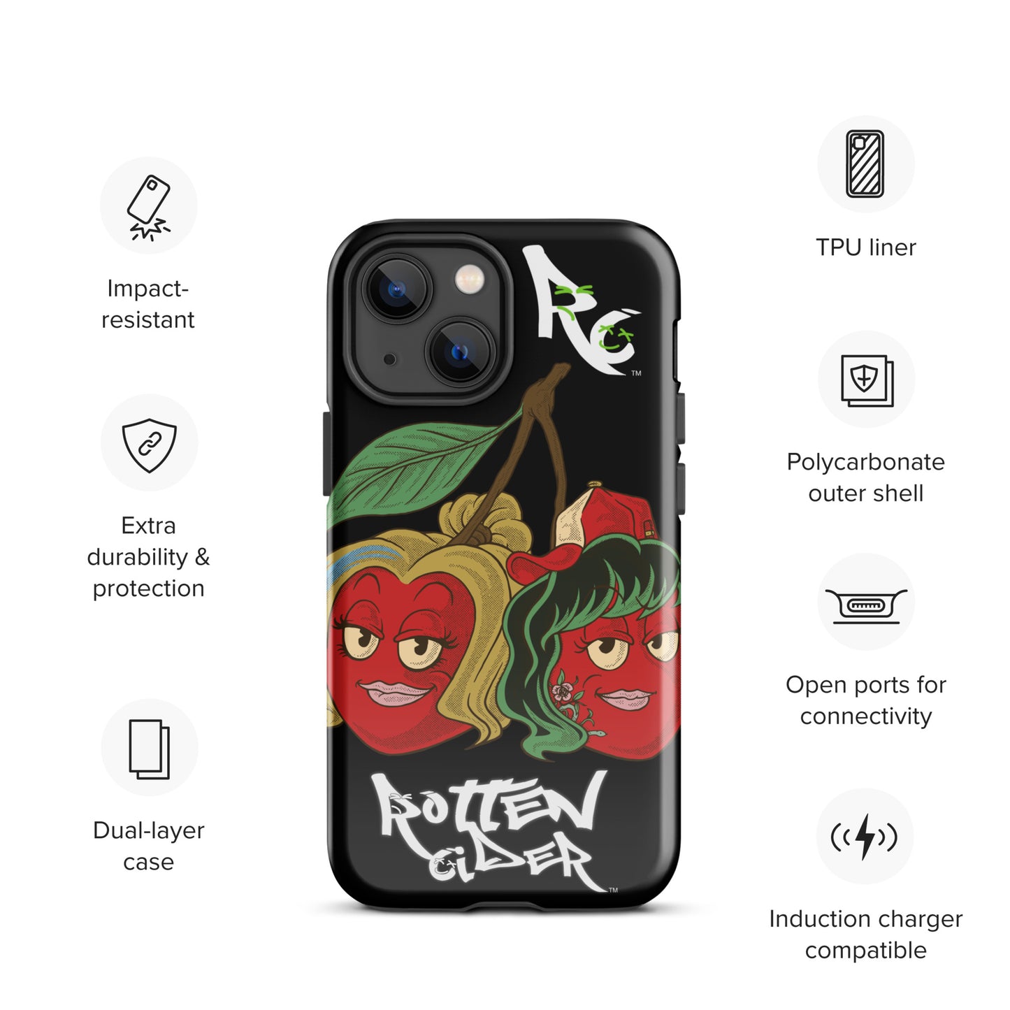 Rotten Cherries Tough Case for iPhone®