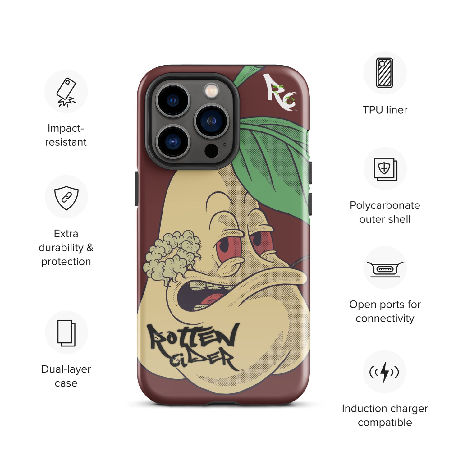 Rotten Peary Tough Case for iPhone®