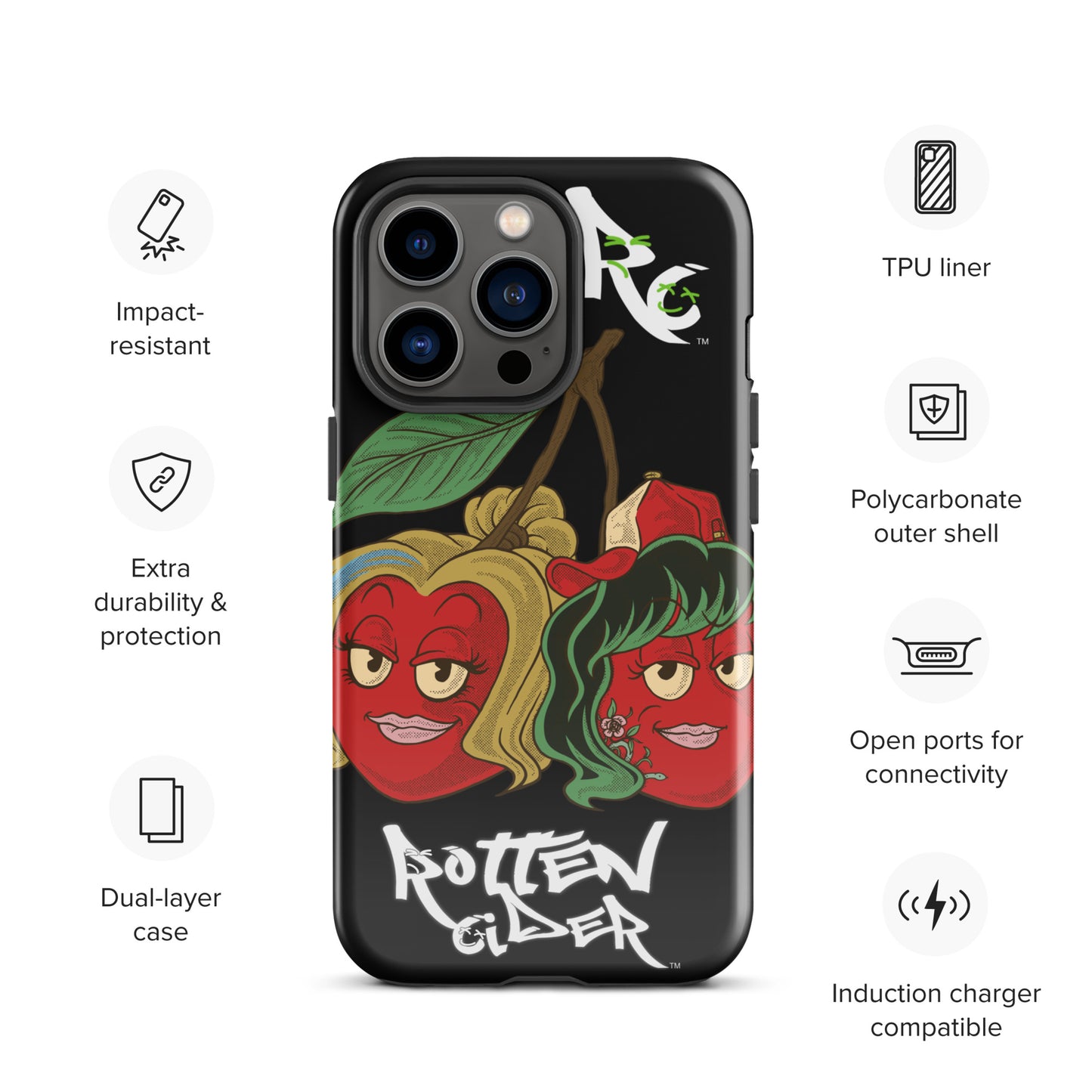 Rotten Cherries Tough Case for iPhone®