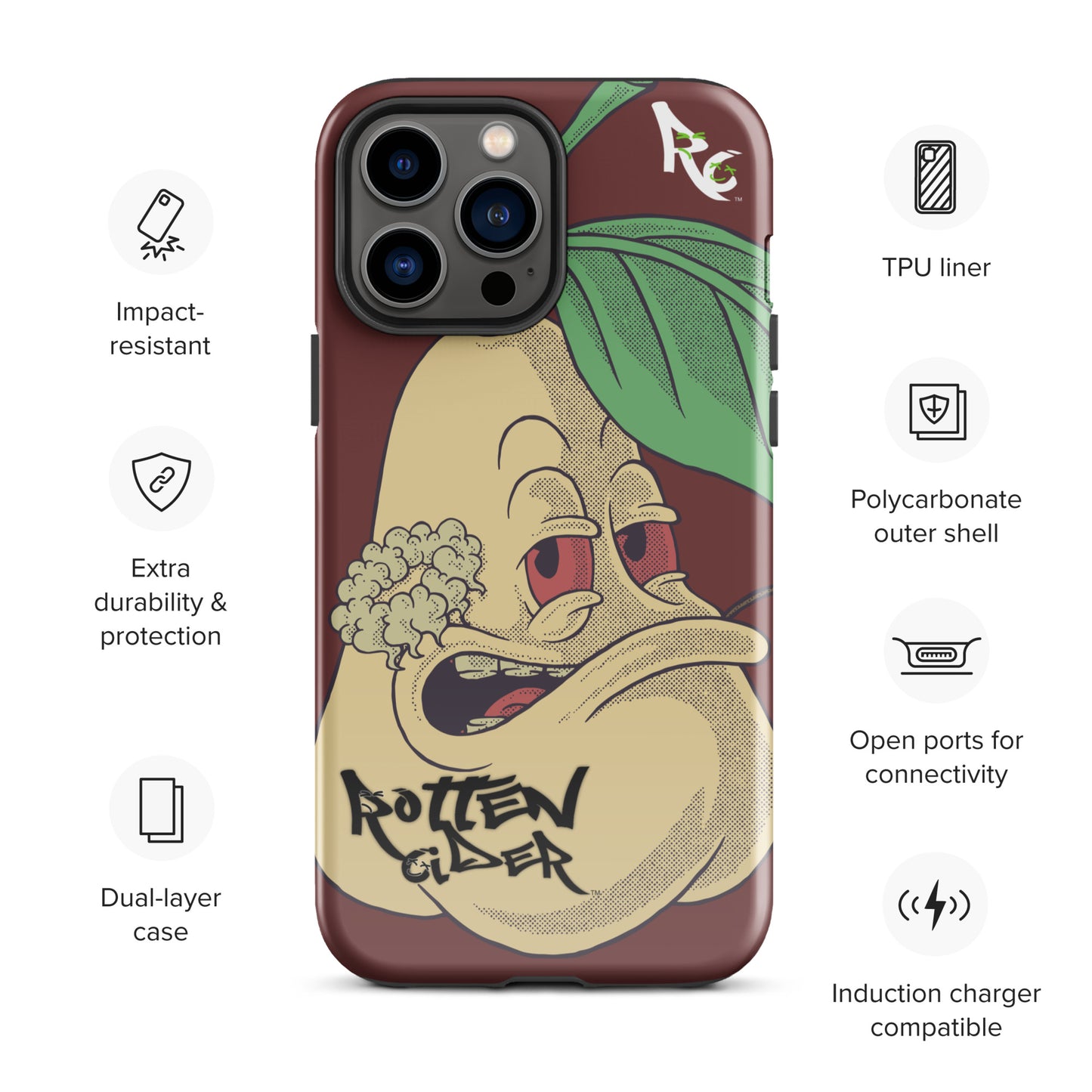 Rotten Peary Tough Case for iPhone®