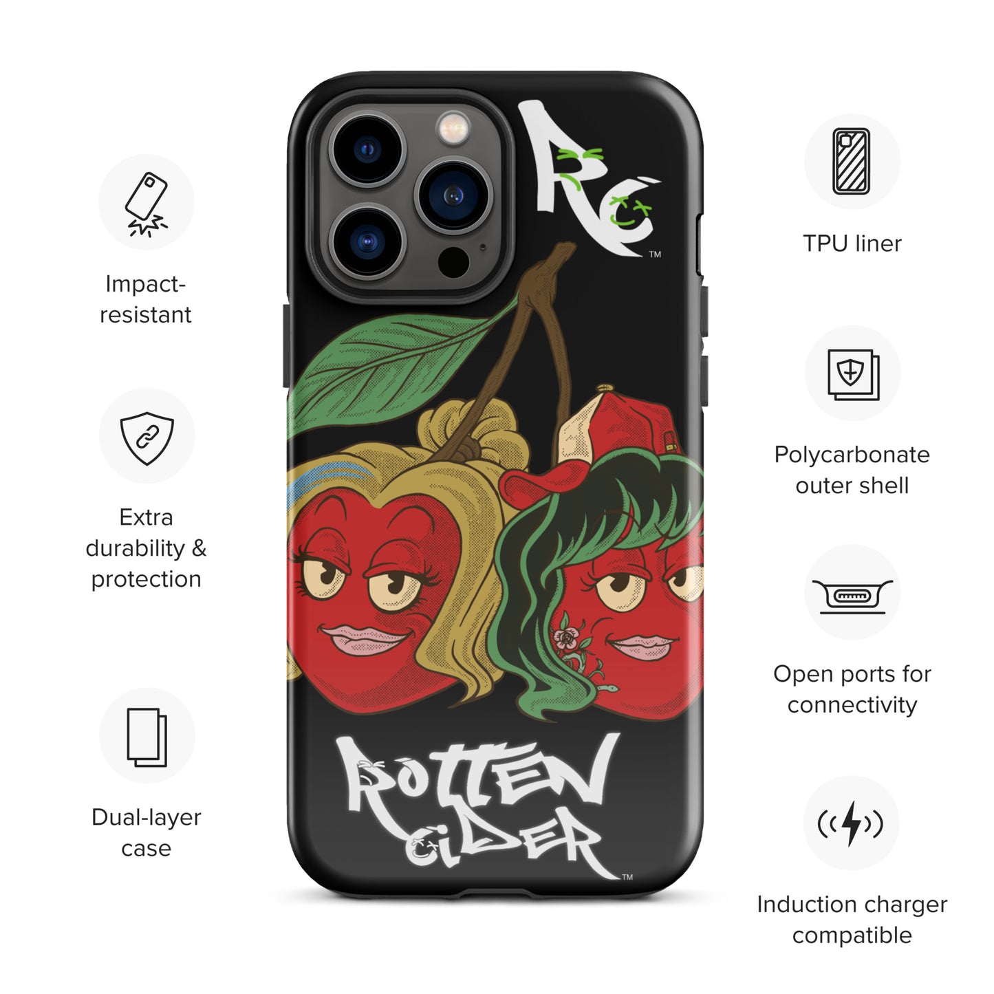 Rotten Cherries Tough Case for iPhone®