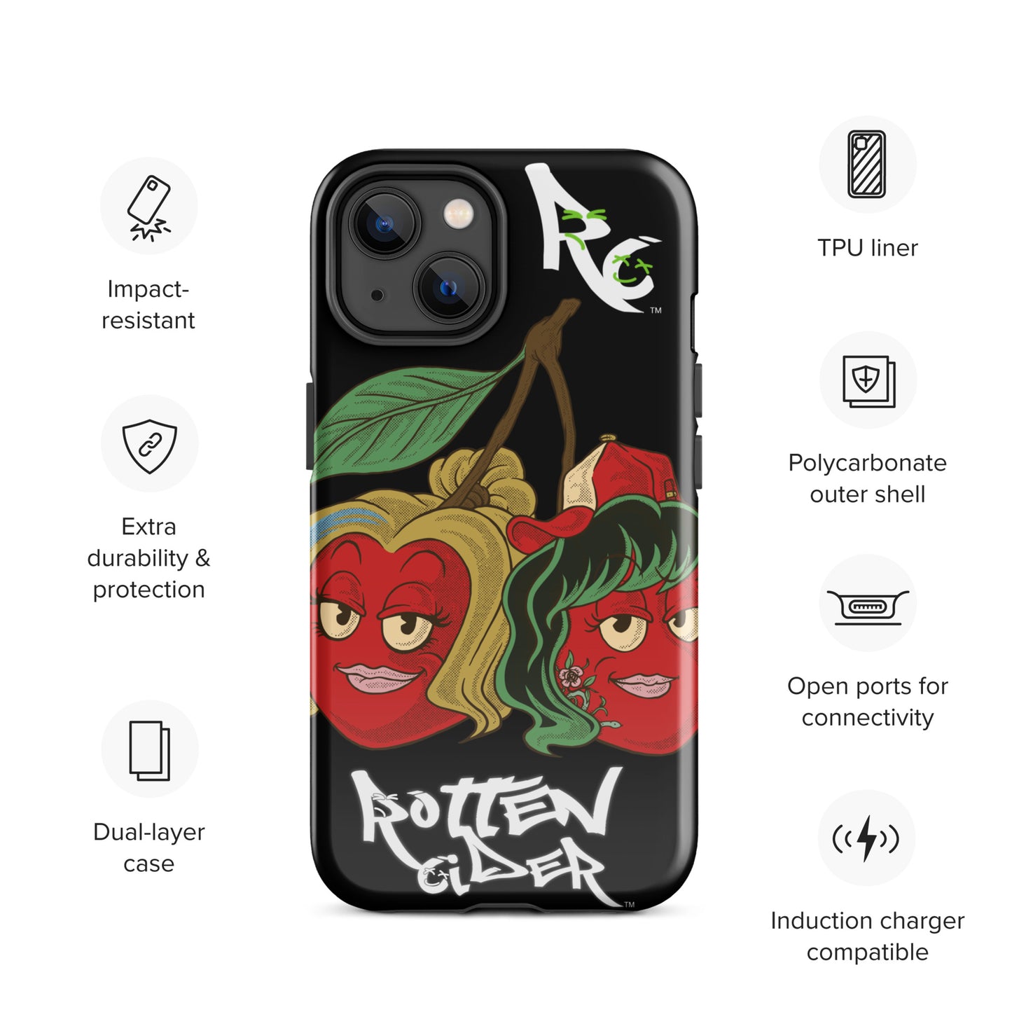 Rotten Cherries Tough Case for iPhone®