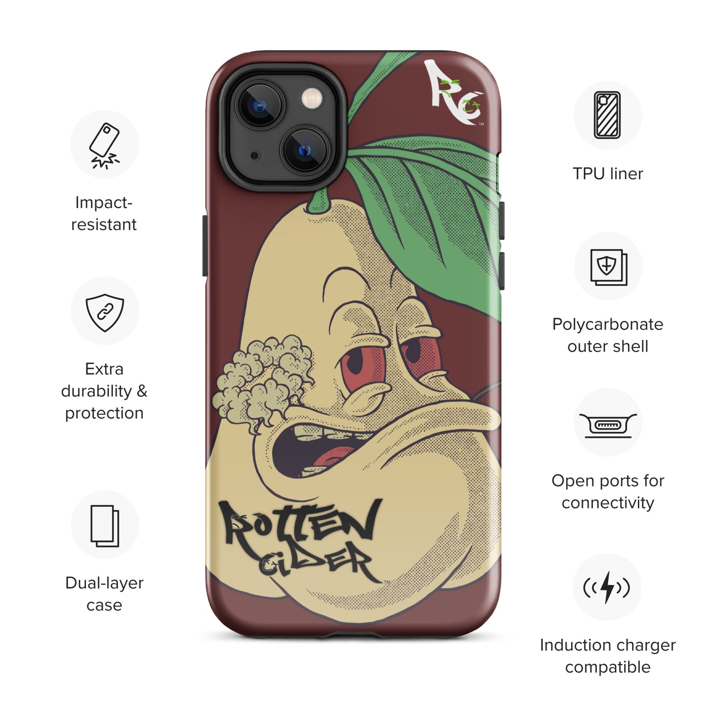 Rotten Peary Tough Case for iPhone®