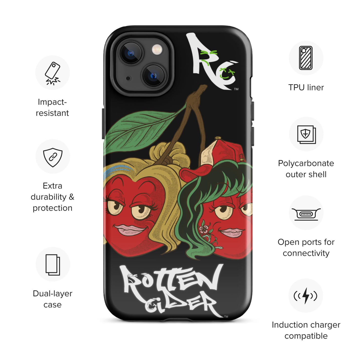 Rotten Cherries Tough Case for iPhone®