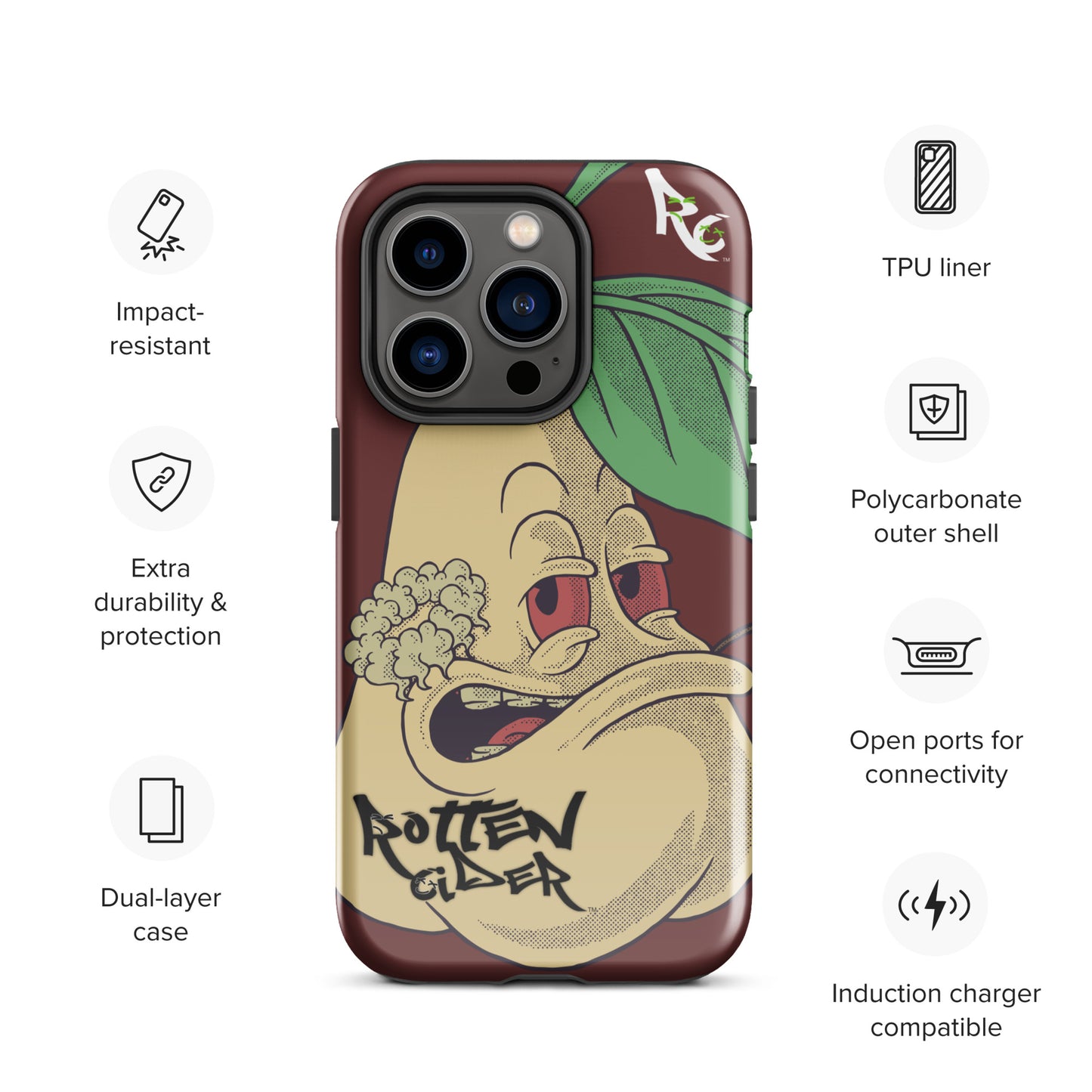 Rotten Peary Tough Case for iPhone®