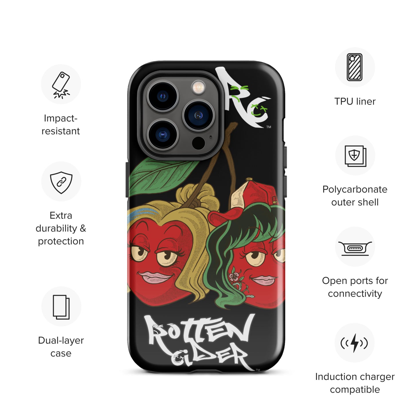 Rotten Cherries Tough Case for iPhone®