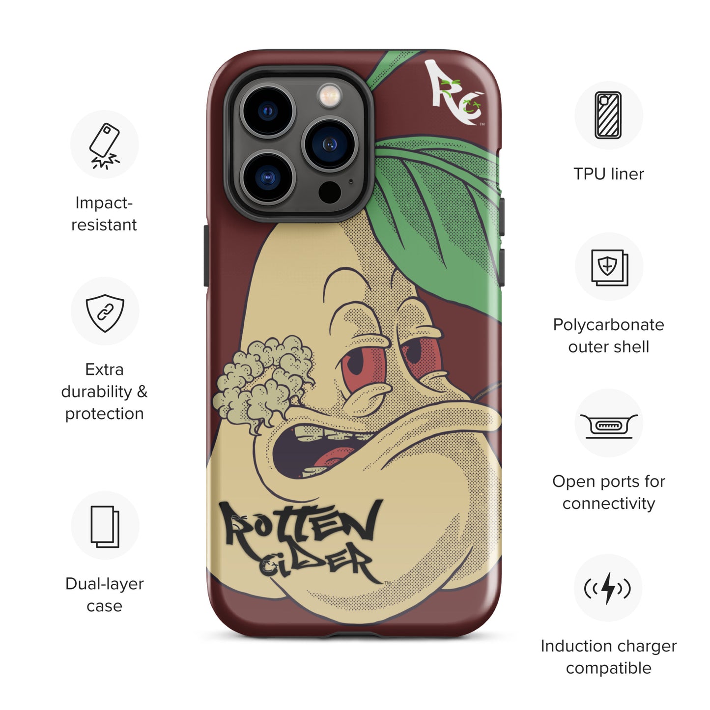 Rotten Peary Tough Case for iPhone®