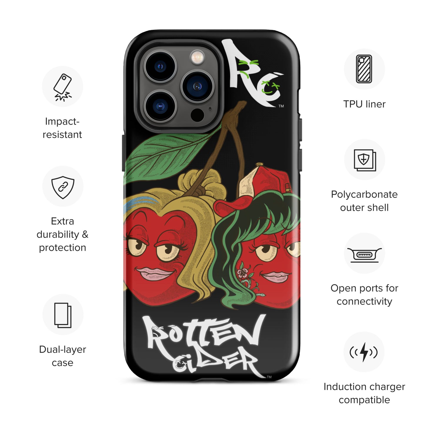 Rotten Cherries Tough Case for iPhone®