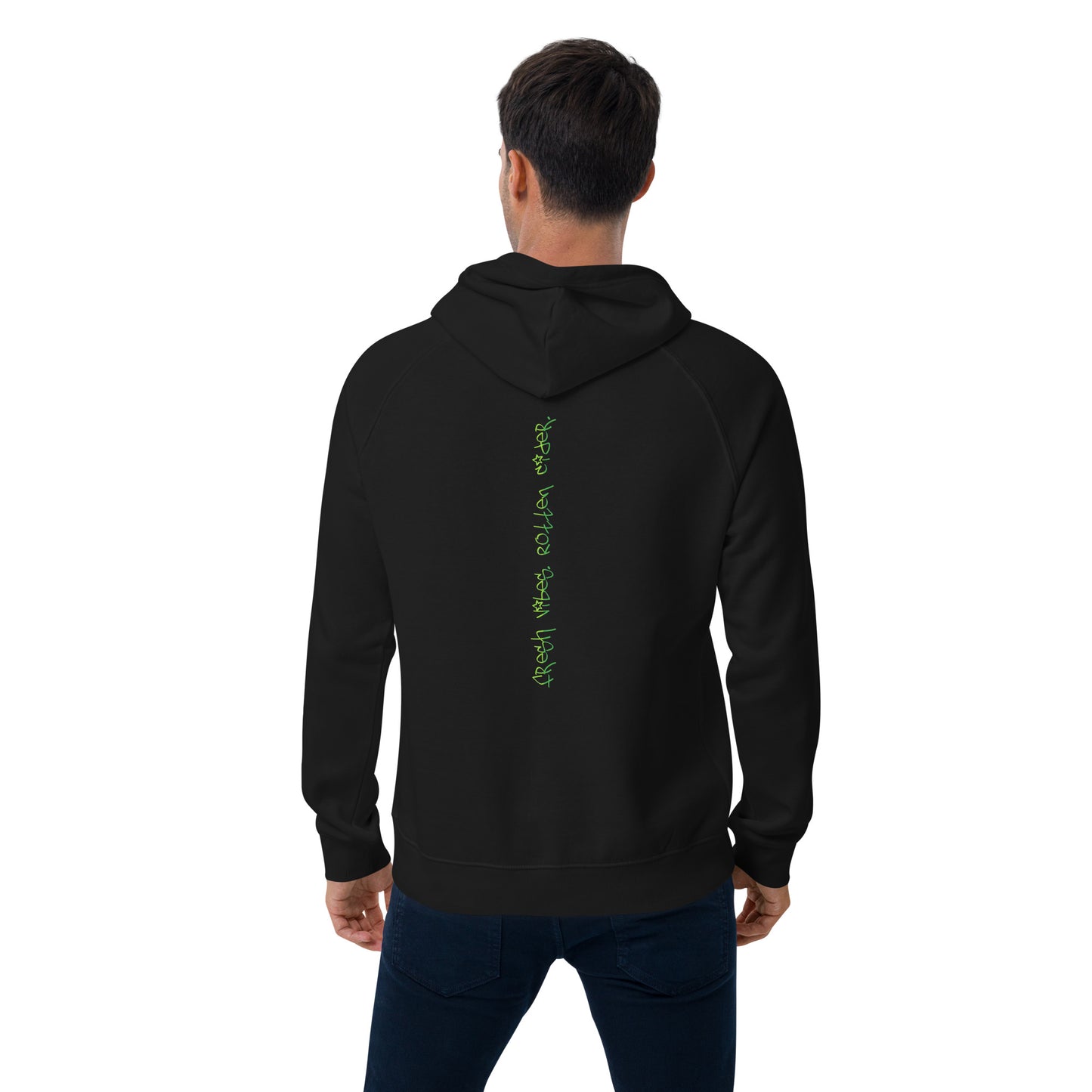 Fresh Vibes Unisex eco raglan hoodie