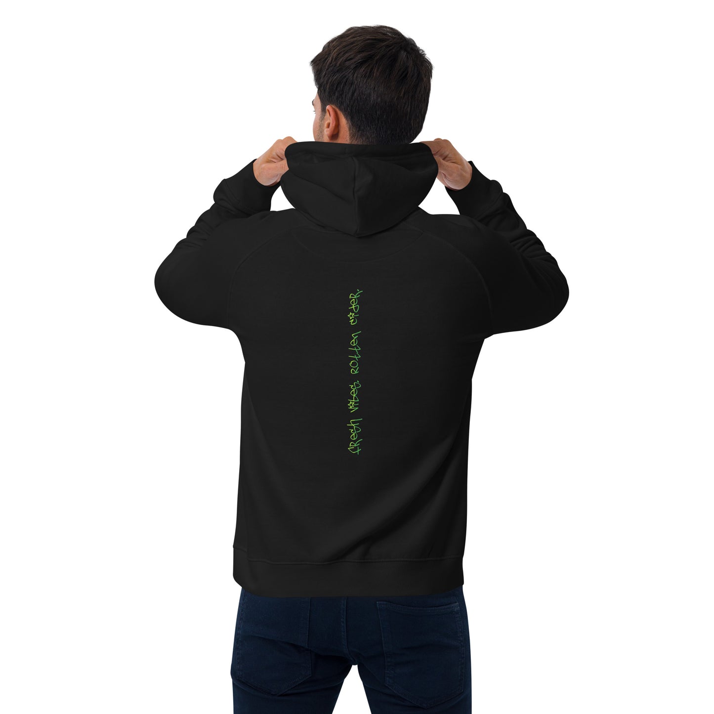 Fresh Vibes Unisex eco raglan hoodie