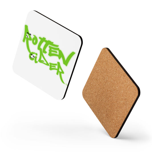 Rotten Cider Cork-back coaster