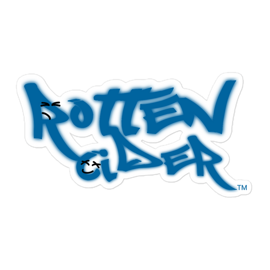 Rotten Cider Blue Bubble-free stickers